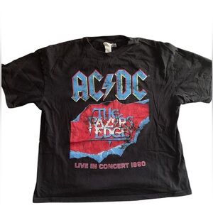 ACDC H&M vintage style t shirt